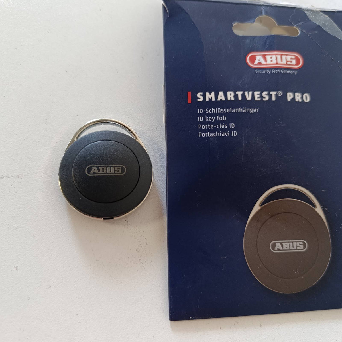 288948 - ABUS Çelës çelësi me çip identifikimi për sistemin e alarmit pa tel Smartvest Pro - Çip RFID për çaktivizimin e alarmeve kundër vjedhjes - i zi