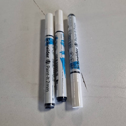 310244 - SCHNEIDER Stilolapsa akrilikë 120149 Paint-It, majë 2 mm, pako me 3 copë, të bardha