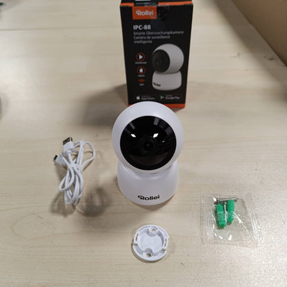 288651 - ROLLEI Kamerë sigurie 360° IPC-88, 1080p me zbulim lëvizjeje, pamje nate dhe audio dypalëshe