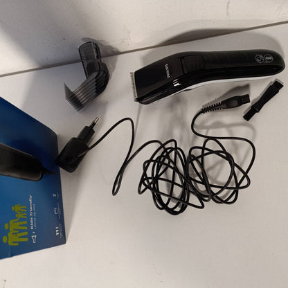 317407 - PHILIPS Makinë prerëse flokësh QC5115/15, tehe çeliku inox, 11 gjatësi prerjeje, funksionon me rrjet elektrik