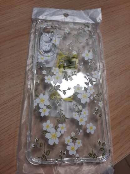 274206 - ZTOFERA Mbrojtëse për Samsung Galaxy A26 5G, Mbrojtëse transparente prej TPU të butë me model lulesh, rezistente ndaj gërvishtjeve