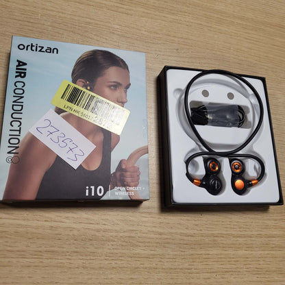 273573 - ORTIZAN Kufje me vesh të hapur, Bluetooth 5.3, 15 orë kohë loje, 19g peshë, IPX6 rezistente ndaj ujit