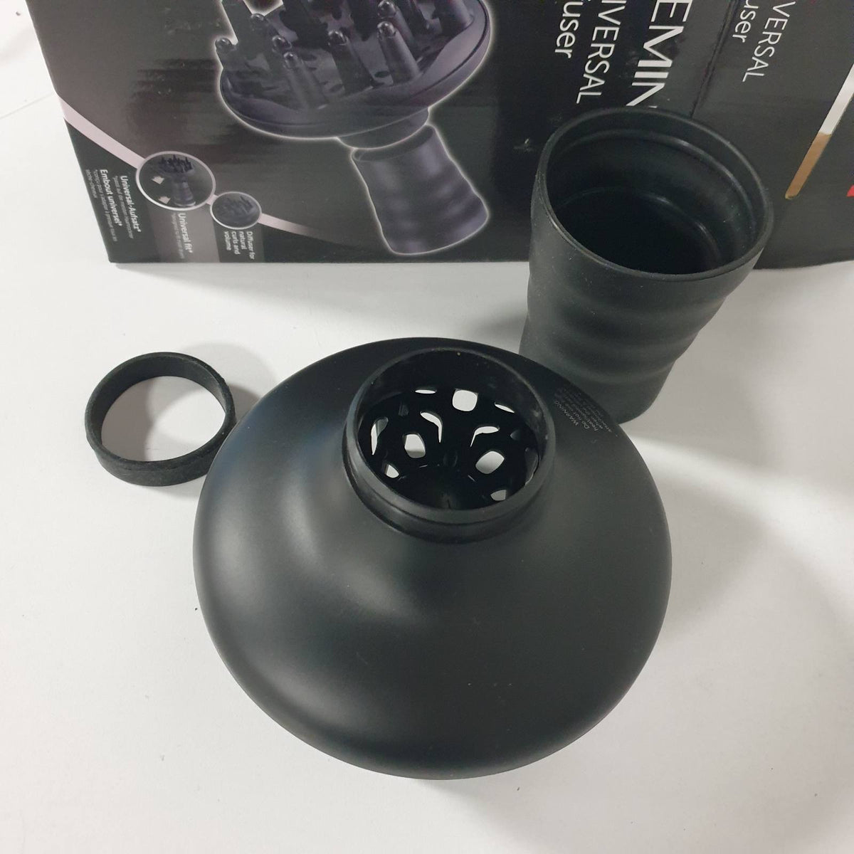 312393 - REMINGTON Difuzues Universal për kaçurrela dhe vëllim, me adaptor silikoni për tharëse flokësh D52DU