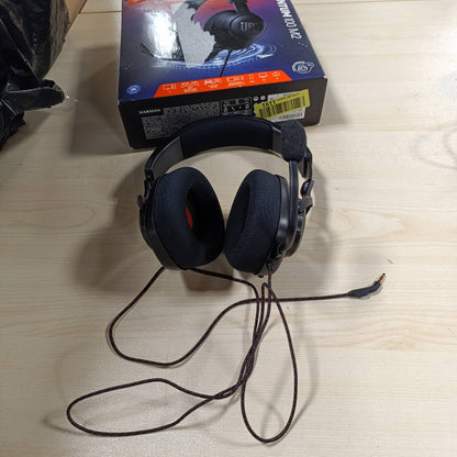 276566 - JBL Kufje për Lojëra Quantum 100M2, JBL QuantumSOUND Signature, prizë 3.5 mm, mikrofon të shkëputshëm, të zeza