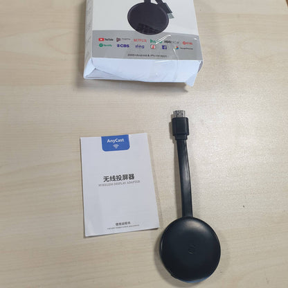 273355 - CHROMECAST - Pajisje për TV, HDMI pa tel 3-në-1, dongle Miracast, 2.4/5G, dongle WiFi me dy banda, i pajtueshëm me AirPlay/Miracast/DLNA për Android/Windows/iOS/Mac OS