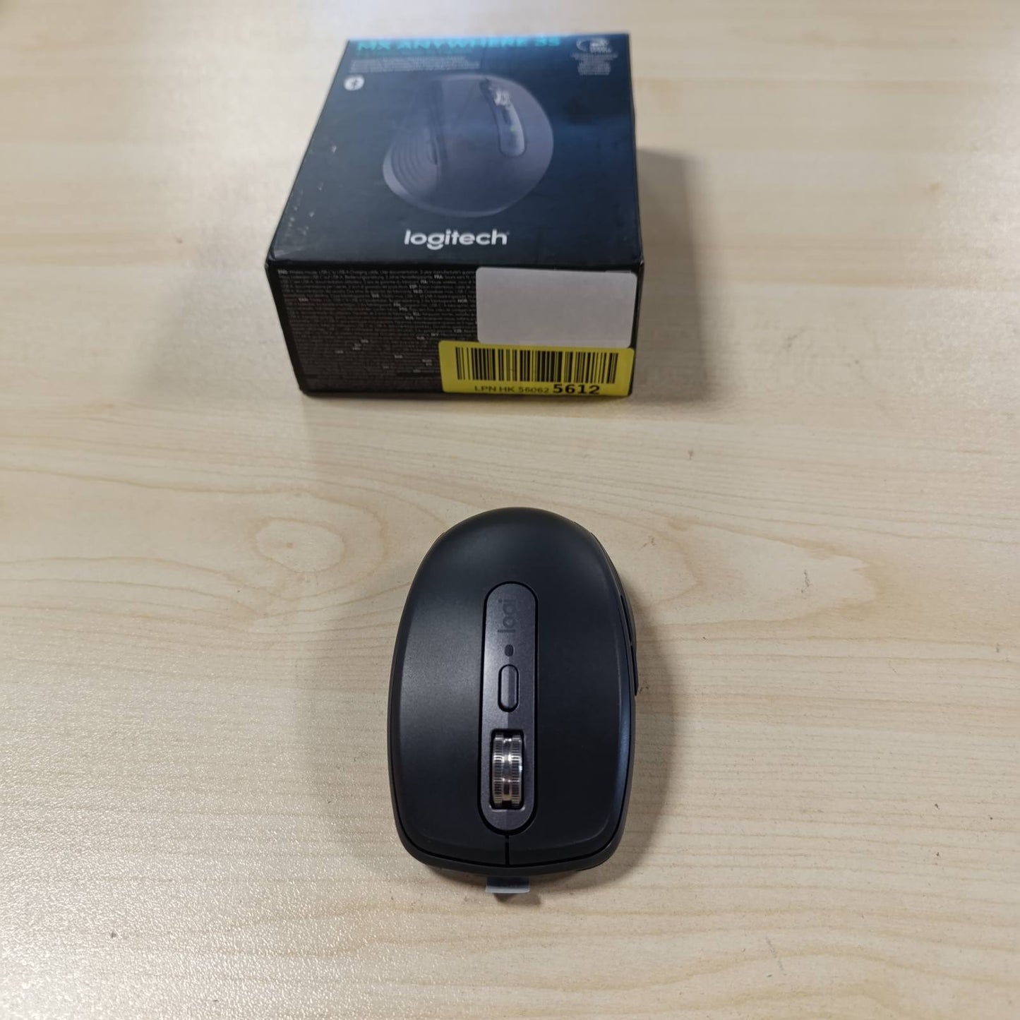 276343 - LOGITECH Maus kompakt pa tel MX Anywhere 3S, 8K DPI, USB C, Bluetooth, Windows PC, Linux, Chrome, Mac - Graphite