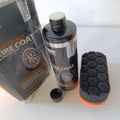 289007 - CERAKOTE Rapid Ceramic Tire Coat, 10oz, veshje qeramike për goma, ngjyrë e zezë, aplikim i lehtë