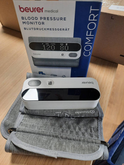 315608 - BEURER Monitor tensioni i gjakut BM 59 për krahun e sipërm, manshetë pa tuba, tregues rreziku LED, manshetë për 22-42 cm, me aplikacion, transferim të dhënash në Apple Health