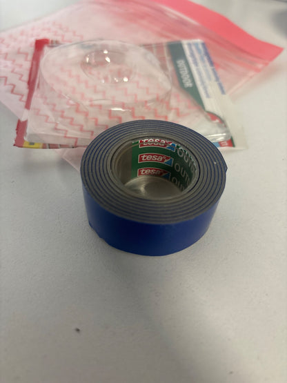 289290 - TESA Powerbond Outdoor Shirit Ngjitës me Dy Anë, 1.5 m x 19 mm, I Papërshkueshëm nga Uji, Rezistent ndaj Rrezeve UV