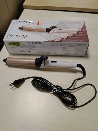 289684 - REMINGTON Hekur kaçurrelash PROluxe Digital [32 mm], Teknologjia OPTIheat, Veshje Qeramike Grip-Tech, deri në 210°, CI9132