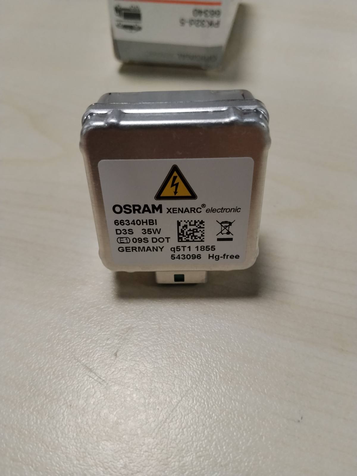 322290 - OSRAM Llampë ksenoni XENARC ORIGINAL D3S HID, 66340HBI, Kuti e palosshme (1 copë), e bardhë