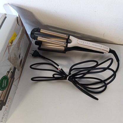 289676 - REMINGTON Hekur me Valë ProLuxe CI91AW, 4-në-1: Plazh, Valë Natyrale, Valë Uji, ekran dixhital, cilësim temperature deri në 210°C, ngjyrë rozë e bardhë