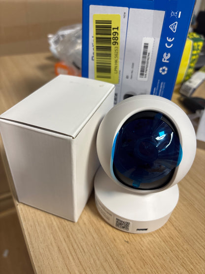 288707 - Reolink Kamera Mbikëqyrjeje e Brendshme 2K, me Pamje 360° me Wi-Fi dhe Ndjekje Automatike, Monitor për Foshnje, Zbulim Personi/Kafshëve, Wi-Fi 2.4 GHz, Bisedë Dypalëshe, E1 4MP
