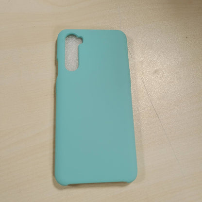 296449 - KWMOBILE Mbrojtëse për OnePlus Nord, Mbrojtëse prej silikoni, Karikim pa tel, ngjyrë jeshile menteje.