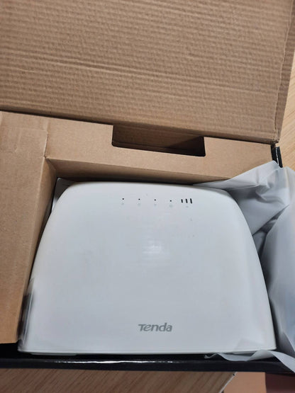 308799 - TENDA Router 4G03 4G LTE, 150Mbit/s shkarkim, 300Mbit/s 2.4GHz, 2 porta Fast Ethernet, Plug & Play, IPv6, e bardhë