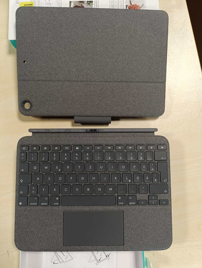 308626 - LOGITECH Kutia Combo Touch me tastierë të shkëputshme për iPad