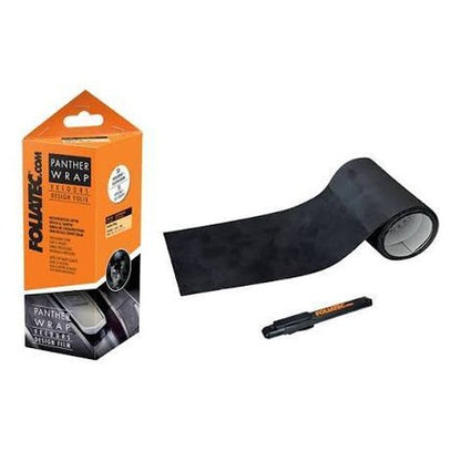 314681 - FOLIATEC Cockpit Designfolie Panther Wrap (Alcantara-Optik) - E zezë - 15x140cm
