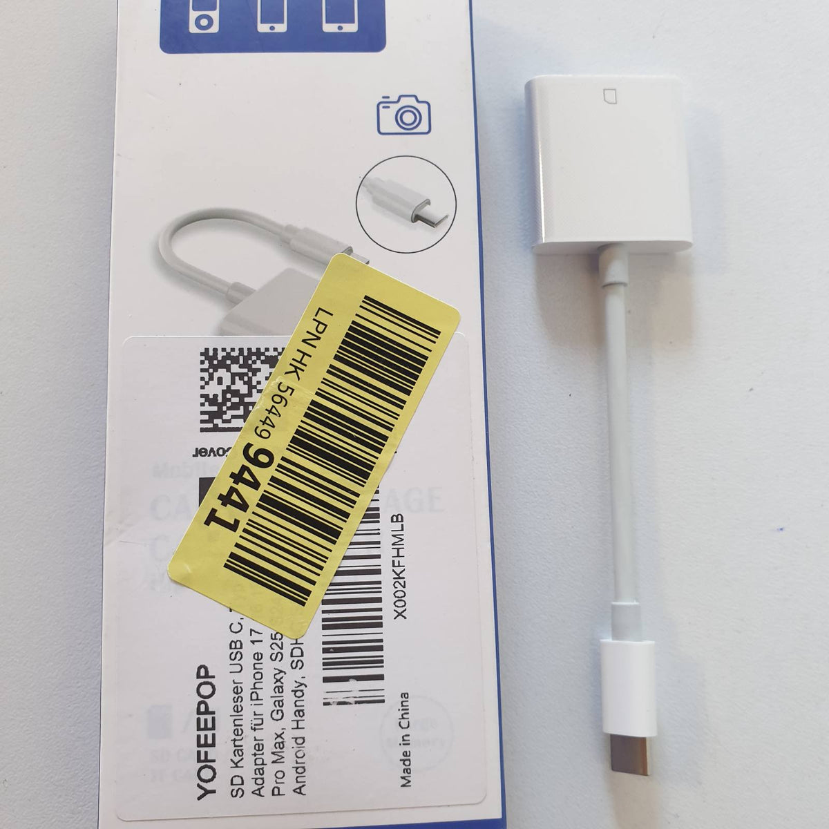 310604 - LEXUES KARTASH SD USB-C, ADAPTOR KARTASH SD PËR IPHONE DHE ANDROID