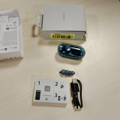 305083 - SONY WF-C710N - Kufje me Anulim të Zhurmës, IPX4, 40 orë jetëgjatësi, 0.009 kg, Blu Qelqi