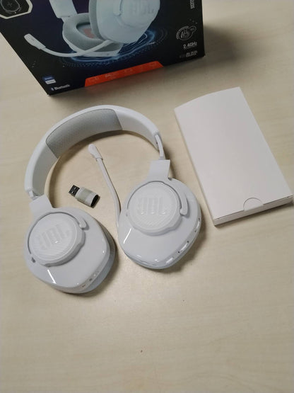 305136 - JBL Kufje për Lojëra Quantum 360 pa tel - 22 orë jetëgjatësi baterie - të bardha