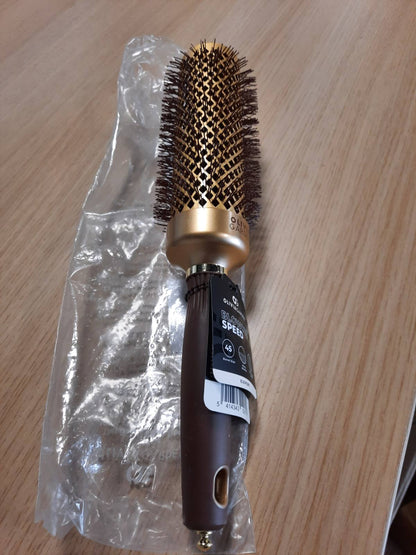 303235 - OLIVIA GARDEN Flokë të valëzuar me shkëlqim, 45 mm, të artë dhe kafe