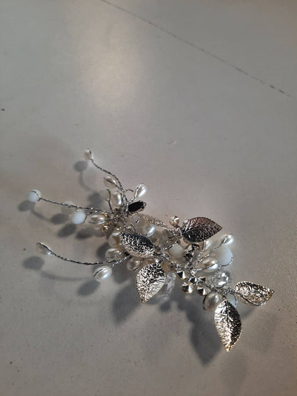 297567 - UNICRA Aksesorë për Flokë me Lule, për Dasma, me Gurë Rhinestone, për Gra dhe Nuse