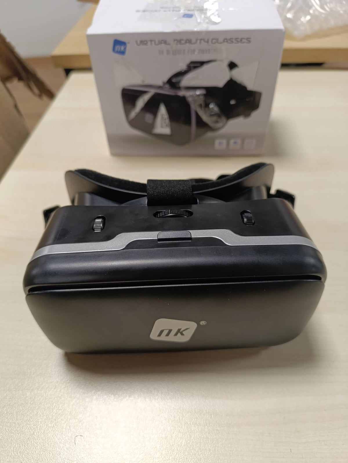 309039 - NK Syze 3D VR për Telefona Smartphone 4.7" - 6.53", Kënd Shikimi 90-100 Gradë, Rrotullim 360°, Lente dhe Bebëza të Rregullueshme - të Zeza