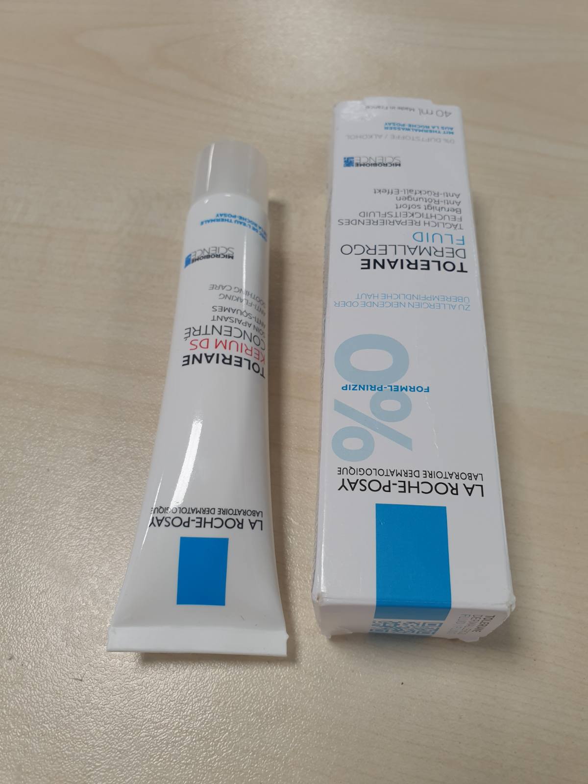 289947 - LA ROCHE-POSAY Lëng rigjenerues për fytyrën për lëkurë të ndjeshme dhe të prirur ndaj alergjive, hidratim 48-orësh, me Sphingobioma, Neurosensins dhe Niacinamide, Toleriane Dermallergo, 40 ml