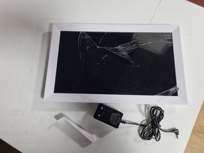 308565 - GUGXIOM KALENDAR DIXHITAL - Kalendar Dixhital Muri 15.6" me Ekran me Prekje, WIFI, Planifikues Familjar, Kalendar Inteligjent Tavoline për Organizimin e Shtëpisë dhe Planifikimin Ditor (i Bardhë)