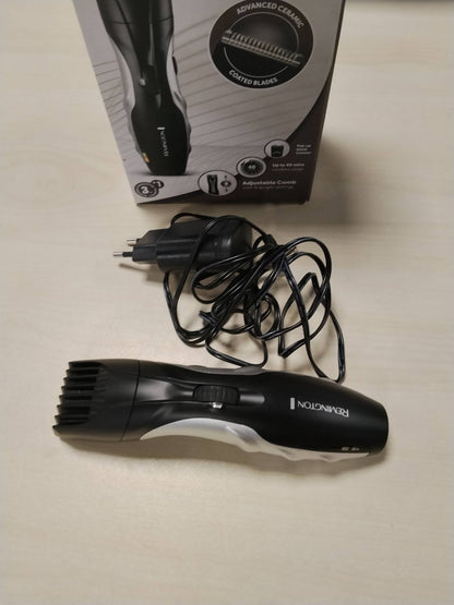 306177 - REMINGTON Prerëse për mjekër për meshkuj MB320C (Teha qeramike vetëmprehëse/0.4-18 mm, Rregullues me 9 cilësime gjatësie, funksionim me rrjet elektrik/bateri, tregues karikimi LED)