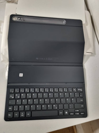 308670 - SAMSUNG Tastierë e hollë me kapak libri EF-DX720 për Galaxy Tab S10 Lite FE S9, QWERTY, vend për S Pen, e zezë