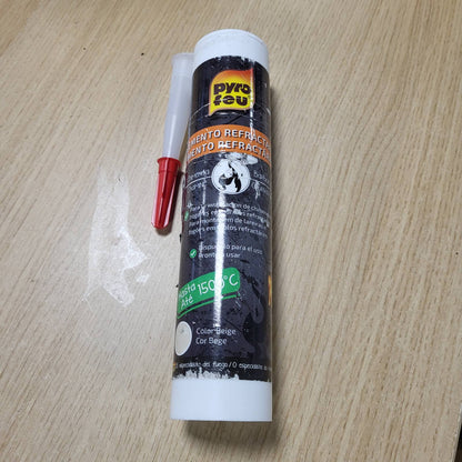 314910 - FISHEK ÇIMENTOJE PËR ARGJILË ZJARRI PYRO FEU 310 ML, VIZKOZITET MESATAR DERI NË TË LARTË, TRANSPARENT, REZISTENT NDAJ NXEHMTËS, PËR BETON, PËRDORIM TË BRENDSHËM, AMATOR, PËRDORIM PROFESIONAL, MURATURË, 12 COPË