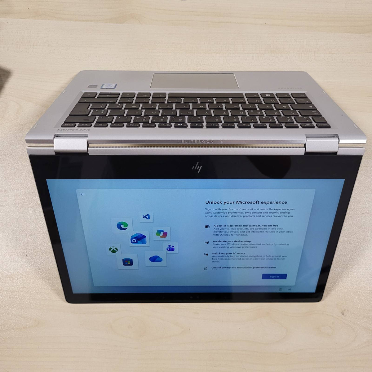 309116 - HP - Laptop EliteBook X360 1030 G2 2-në-1, 13.3" FHD, Intel Core i5-7300U, 8GB RAM, 256GB SSD, Windows 11 Pro (i Rinovuar)