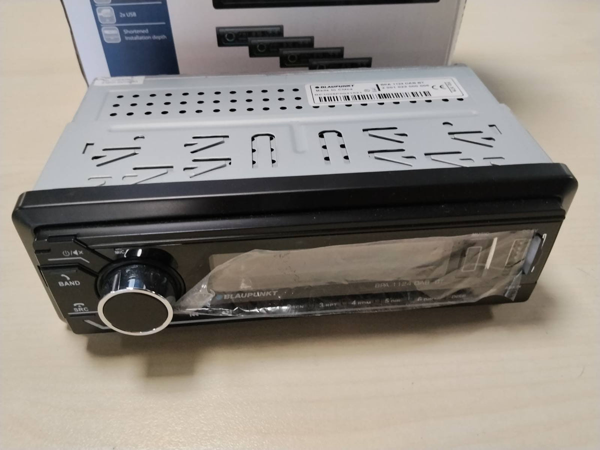 312618 - Blaupunkt BPA 1124 DAB BT, radio makine 1-DIN, DAB+, Bluetooth, USB, hyrje Aux, dalje Sub, 4x50 vat, 12V