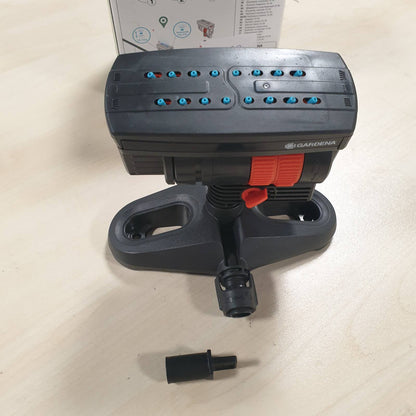 314023 - GARDENA Spërkatës Lëkundës OS 90 - për sisteme automatike ujitjeje, i rregullueshëm për sipërfaqe deri në 90 m², Teknologji lidhjeje e shpejtë dhe e lehtë (13325-20)