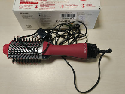 292763 - REVLON Tharëse flokësh me një hap dhe volumues Titanium RVDR5279UKE, Mjet stilimi 2-në-1, dizajn oval, për flokë të mesëm deri të gjatë