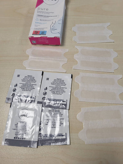 294580 - VEET PURE SHIRITA DYLLI TË FTOHTË - PËR LËKURË TË NDJESHMË, DERI NË 28 DITË LËKURË E LËMUAR, 5 SHIRITA DYLFISHTE