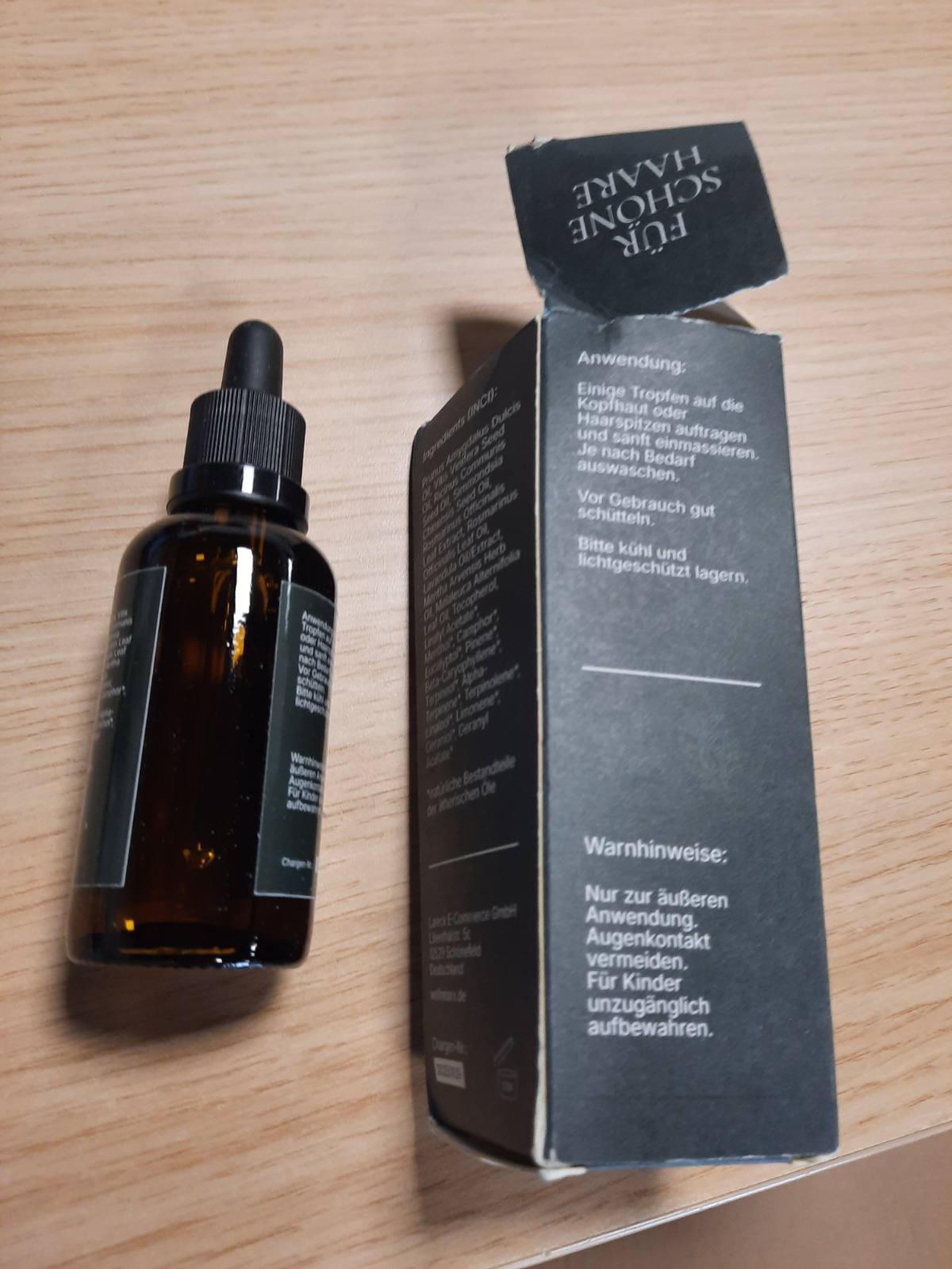 302559 - WELLRELAXX Vaj flokësh me rozmarinë - 100% natyral - 100 ml