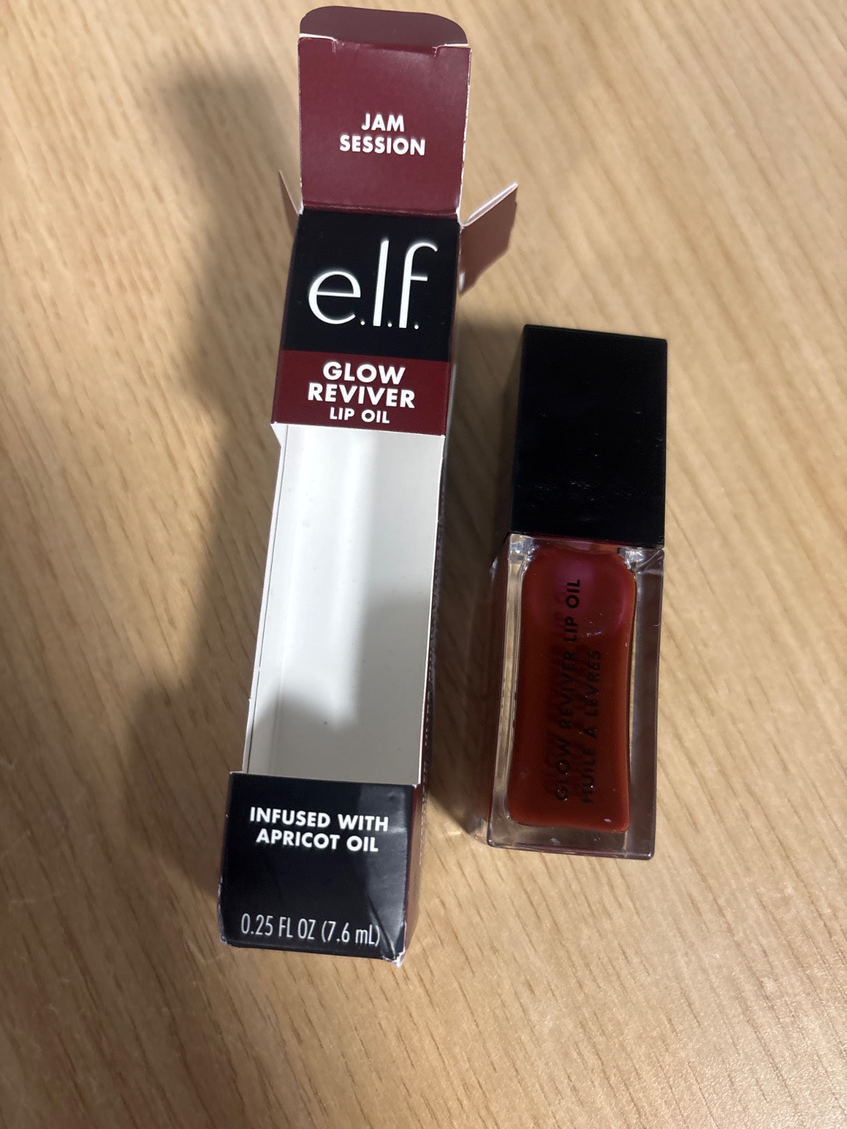 318480 - ELF Vaj Buzësh Glow Reviver, Ushqyes, i Ngjyrosur, i Pasuruar me Vaj Jojoba, Vegan, Jam Session