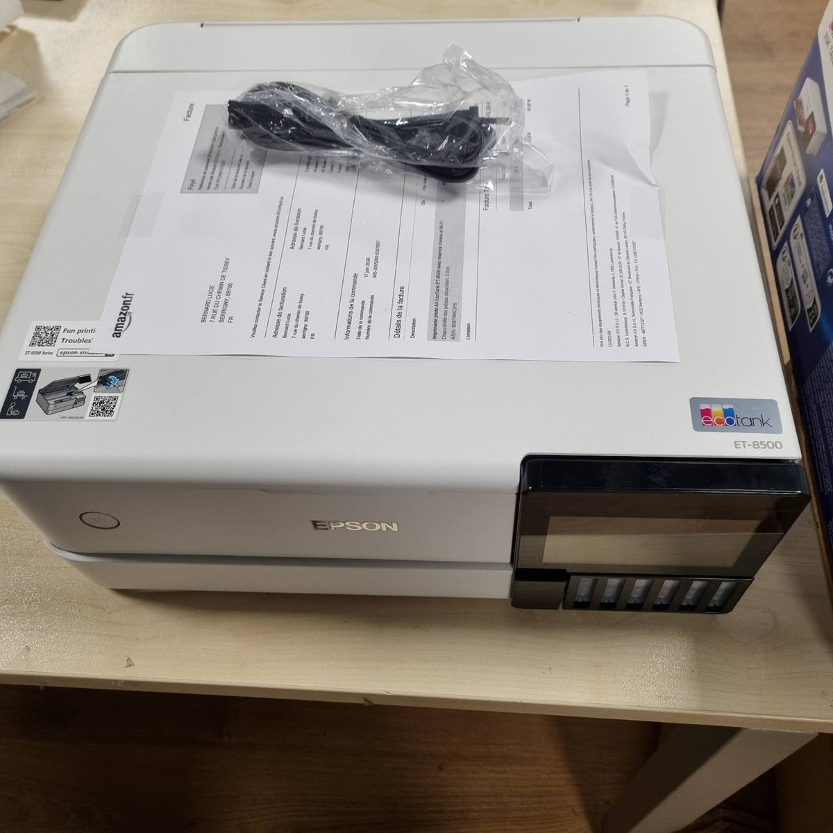 305003 - ECOtank Printer fotografik A4 ET-8500 me rezervuar boje dhe Wi-Fi