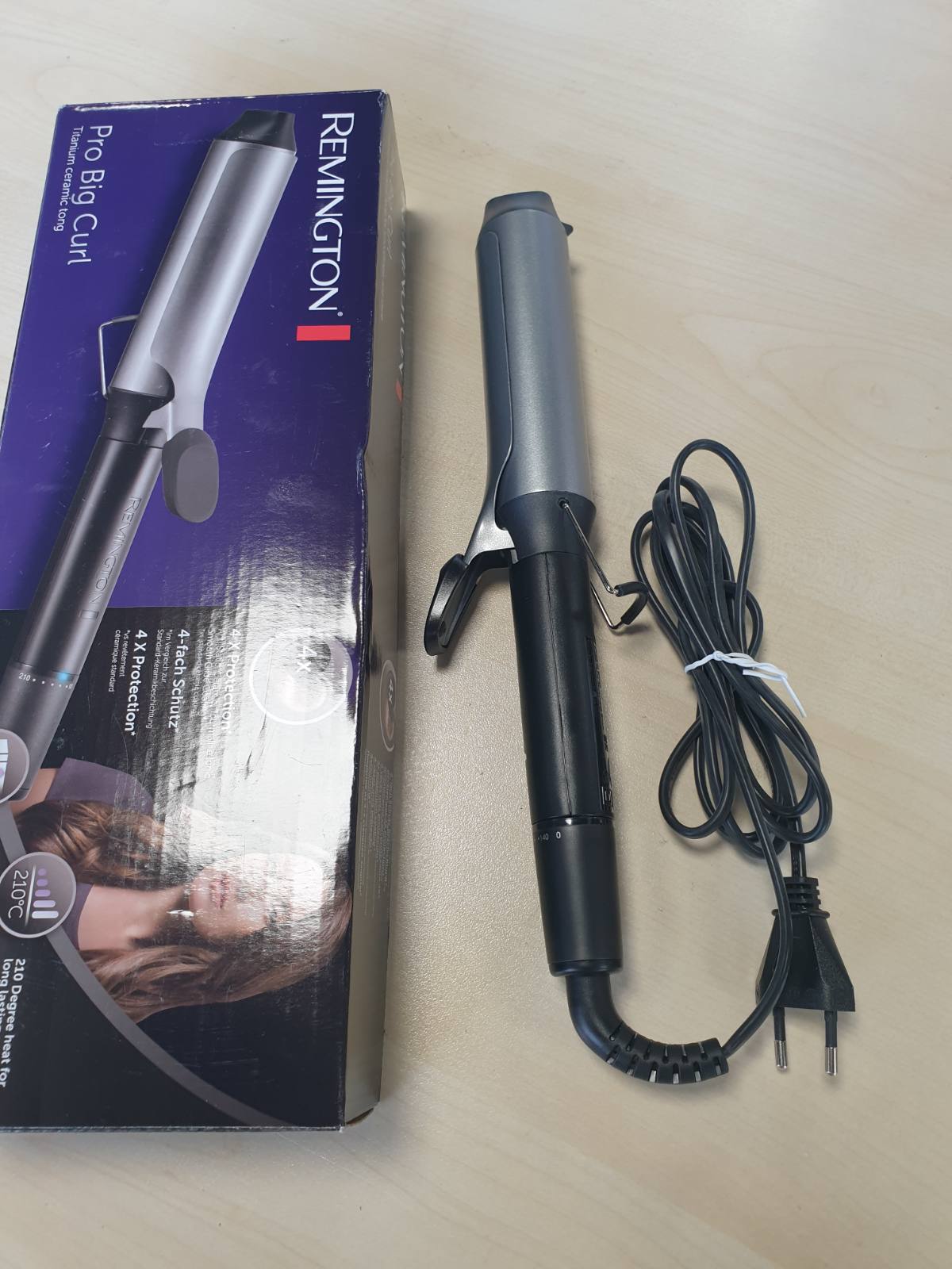 298211 - REMINGTON Hekur kaçurrela Pro Big Curl (38 mm, 8 cilësime temperature, veshje qeramike, teknologji jonike antistatike) CI5538