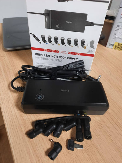 260483 - Hama Furnizues Universal me Energji 90W për Laptop.