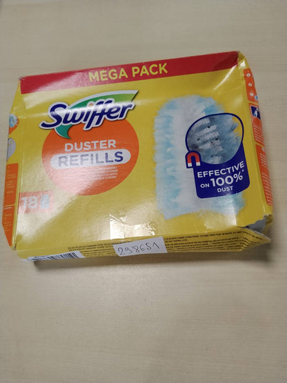 298651 - SWIFFER Mbushëse për Fshesa, 18 copë, Kap dhe Mban 3 herë më shumë pluhur dhe qime sesa një Fshesa Tradicionale, Efektive Kundër 100% të Pluhurit, Doreza Shitet Veçmas