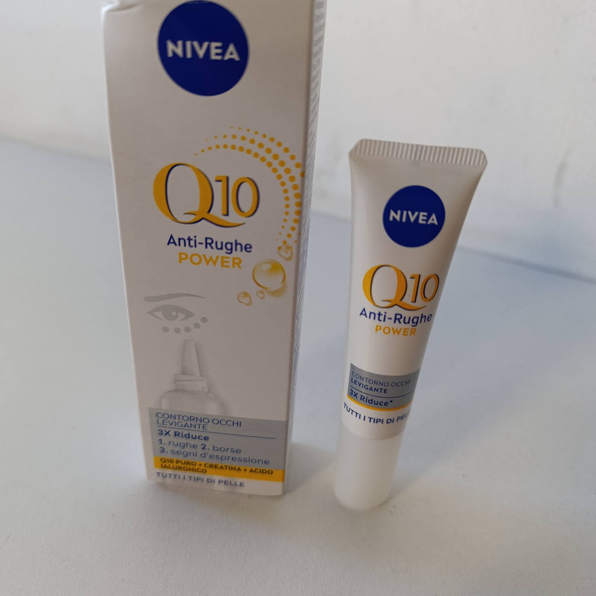 303534 - NIVEA - Krem për konturin e syve Q10 Anti-Wrinkle Power Smoothing - 15 ml - Kundër rrudhave dhe hidratues