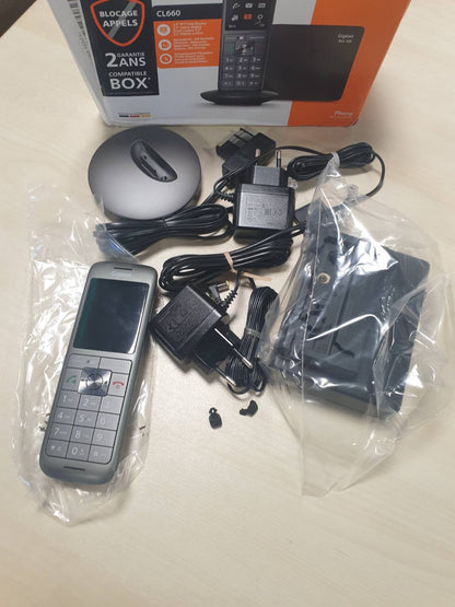 266259 - Gigaset CL660 Solo - Telefon fiks pa tel - Gri antracite [Versioni francez]