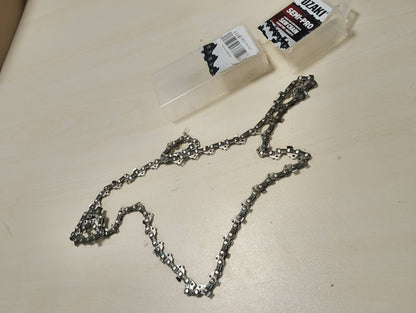 294218 - OZAKI Zinxhir për sharrë elektrike me zinxhir .325 E66 - Gjysmë-Profesional - Gauge 1.3 mm (0.05") - Profil prerës gjysmë-katror - 66 lidhje transmisioni - 40 cm