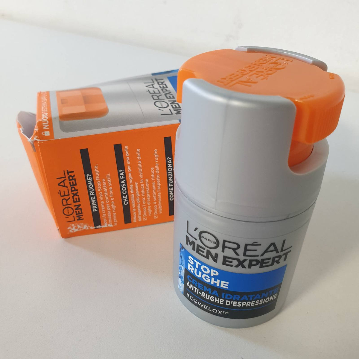 306646 - L'ORÉAL PARIS Men Expert Stop Wrinkles, Krem Hidratues Kundër Rrudhave të Shprehjes, Me Boswelox, 50 ml