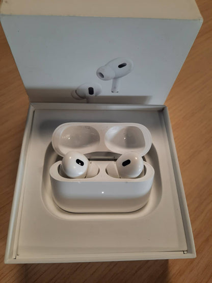 295477 - APPLE Kufje pa tel AirPods Pro 2 në vesh, Bluetooth, anulim aktiv i zhurmës, funksion ndihmës për dëgjimin, modalitet transparence, audio 3D i personalizuar, tingull Hi-Fi, çip H2, karikim USB-C
