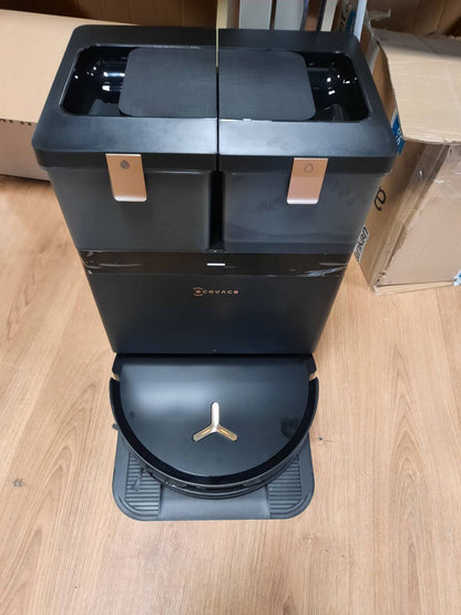 162002 - ECOVACS DEEBOT X8 PRO Omni - Robot Fshesë me Funksion Fshese dhe Vetëpastrim, Pastrim me Mop me Ujë të Nxehtë 40-75°C, Rul OZMO i Vazhdueshëm, Fuqi Thithëse 18,000 Pa, Stacion 12-në-1, YIKO-GPT
