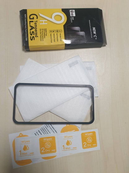 267404 - RE'C Pako me 3 mbrojtëse ekrani prej qelqi të temperuar për iPhone 17, 17 Pro, 16 Pro (6.3") - Mbrojtje nga gërvishtjet, HD e qartë, mjet instalimi i përfshirë